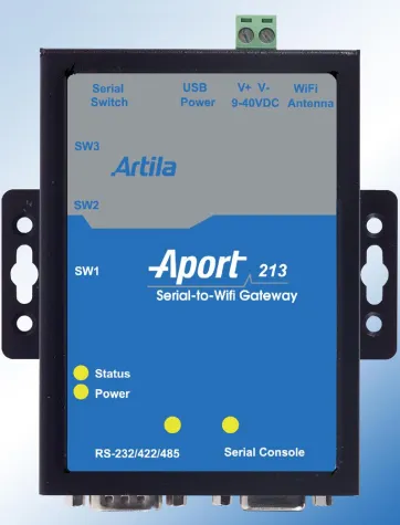 Bild: Aport-213: Kleines WLAN-Gateway für serielle Daten
