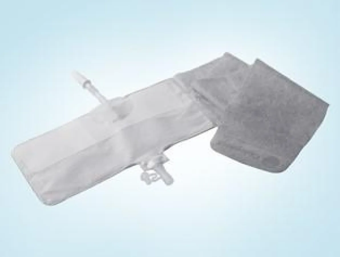 Der Beutel ist so diskret wie eine Bandage.