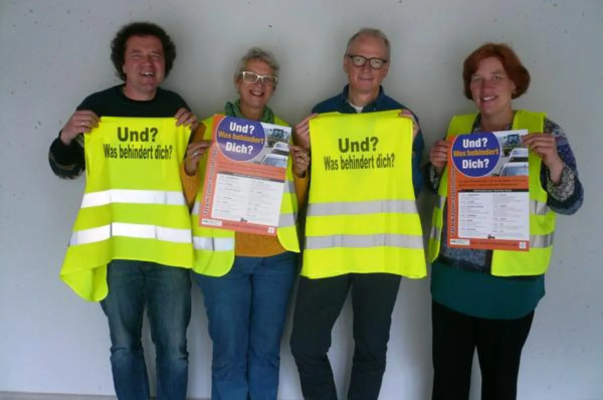 Unter dem Motto „Und? Was behindert Dich?“ fährt das Traktorteam von Friedrichshafen nach Ulm.