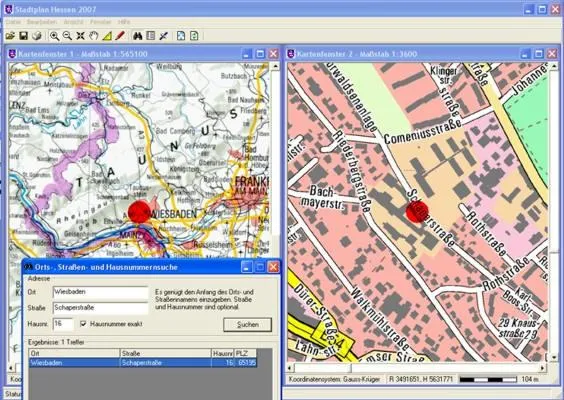 Bild: Digitaler Stadtplan Hessen jetzt auf DVD lieferbar - Amtliche Daten, Gebäude, Hausnummern, Luftbilder und GPS