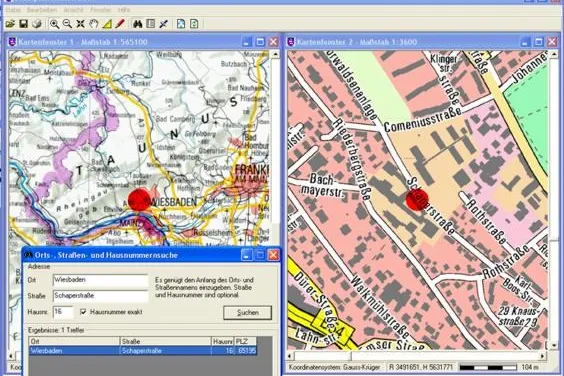 Bild: Digitaler Stadtplan Hessen jetzt auf DVD lieferbar - Amtliche Daten, Gebäude, Hausnummern, Luftbilder und GPS
