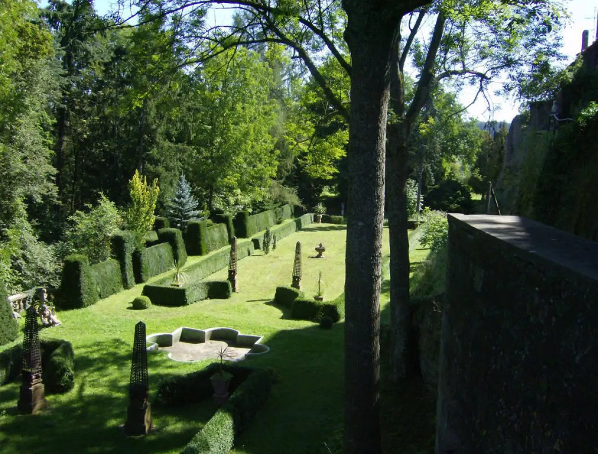 Der Burgpark der Gamburg