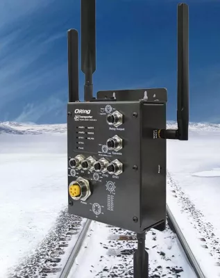 Bild: Dualer 4G-LTE-Router mit wasserdichten Buchsen