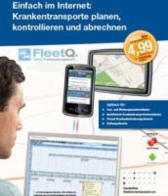 FleetQ: Internet-Software für Krankentransportmanagement Bild: FleetQ: Internet-Software für Krankentransportmanagement