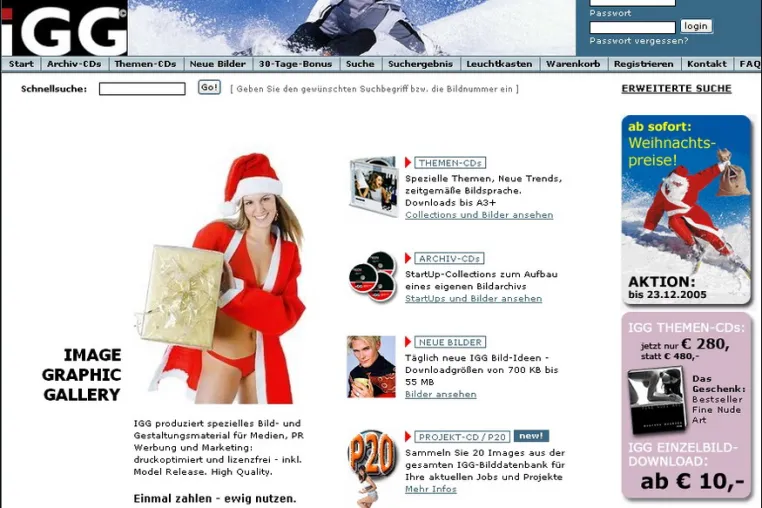 Bild: IGG - Neue lizenzfreie Bilder für kreative Köpfe: Weihnachtsaktion