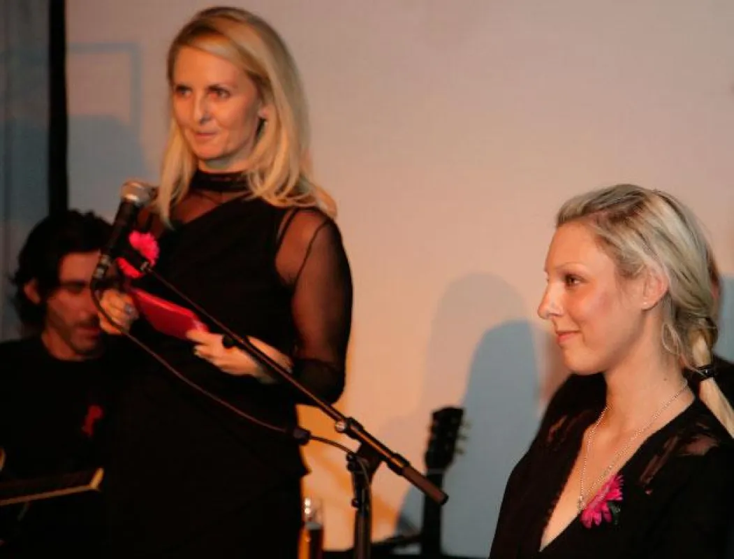 Werbelechner-Agenturinhaberin Gabriele Lechner bei ihrer Dankesrede.