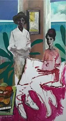 'Possen auf dem Deich' des Luxemburger Künstlers Roland Schauls in der Galerie Supper, Baden-Baden Bild: 'Possen auf dem Deich' des Luxemburger Künstlers Roland Schauls in der Galerie Supper, Baden-Baden