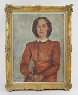 Bild: Seltenes Ölgemälde der jüdischen Malerin Felka Platek, der Ehefrau von Felix Nussbaum aufgetaucht.