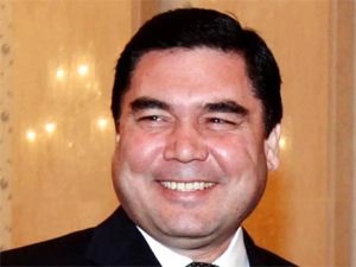 Der Präsident der Republik Turkmenistan, Gurbanguly Berdimuhamedov