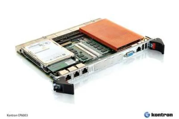 Bild: Zweite Intel Core i5/i7 Generation jetzt auf 6HE CompactPCI Prozessorboard Kontron CP6003-SA verfügbar