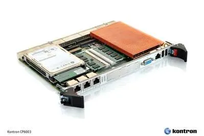 Bild: Zweite Intel Core i5/i7 Generation jetzt auf 6HE CompactPCI Prozessorboard Kontron CP6003-SA verfügbar
