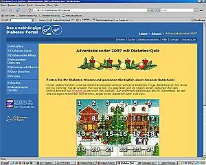 Bild: Diabetes-Adventskalender – lustig und lehrreich