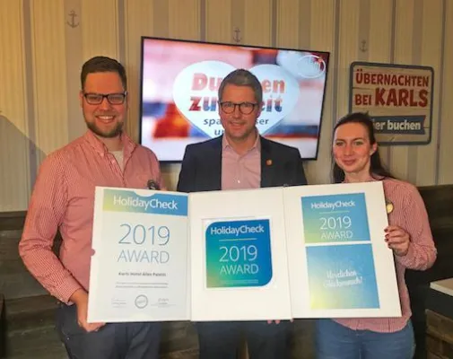 Top in MV: Hotel „Alles Paletti“ mit HolidayCheck Award 2019 ausgezeichnet Bild: Top in MV: Hotel „Alles Paletti“ mit HolidayCheck Award 2019 ausgezeichnet