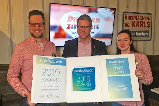 Bild: Top in MV: Hotel „Alles Paletti“ mit HolidayCheck Award 2019 ausgezeichnet