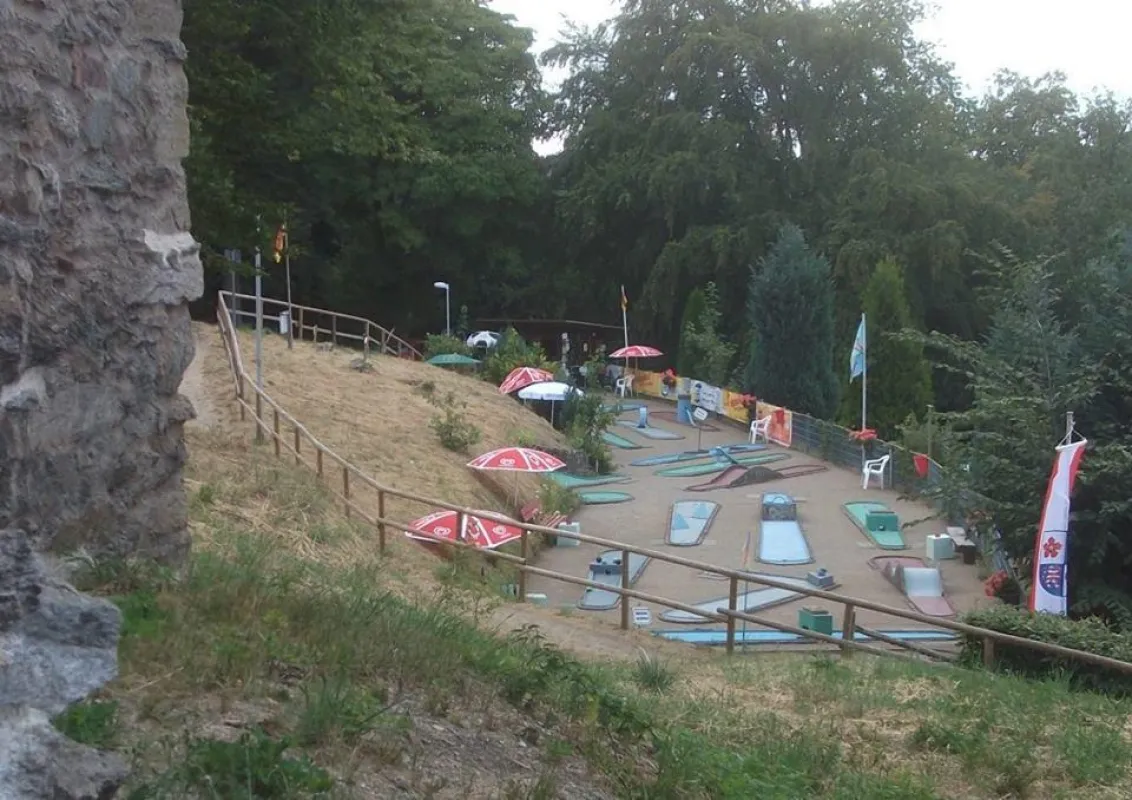 Blick auf die Golfanlage