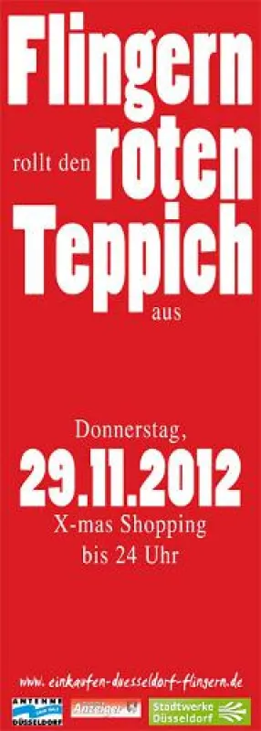 Flyer zu Flingern rollt den roten Teppich aus! - 2012