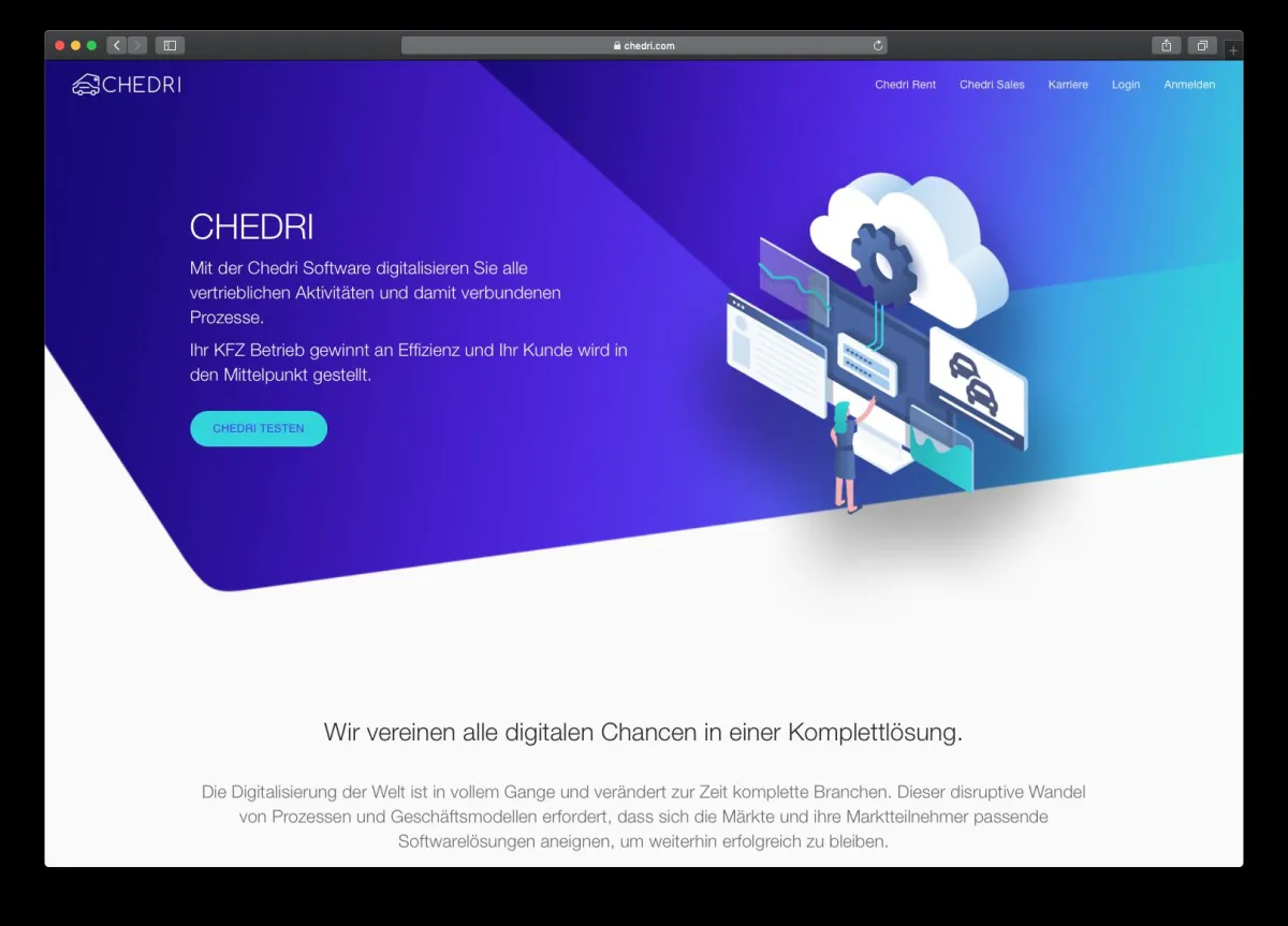 Chedri Software digitalisiert Autohäuser