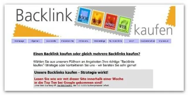 Bild: Backlinks kaufen - ein zweischneidiges Schwert?