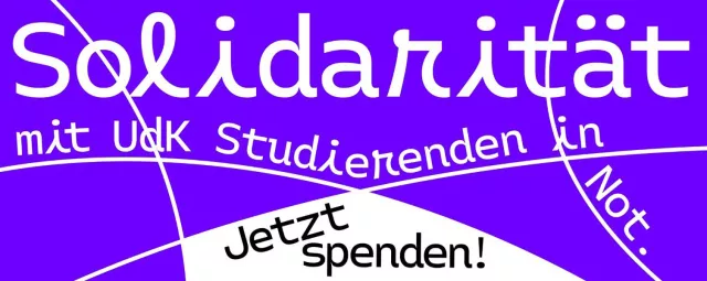 Bild: Spendenaufruf zur Unterstützung von bedürftigen Studierenden am Berlin Career College