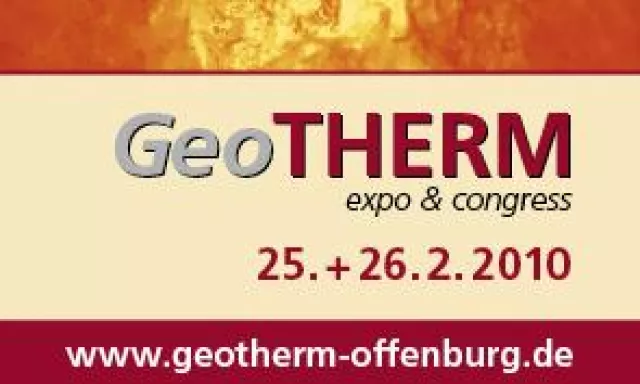GeoTHERM 2010 startet durch Bild: GeoTHERM 2010 startet durch