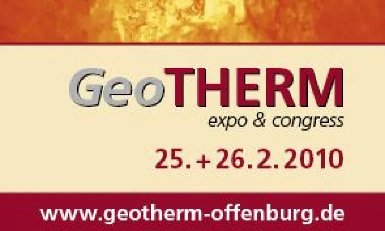 Bild: GeoTHERM 2010 startet durch