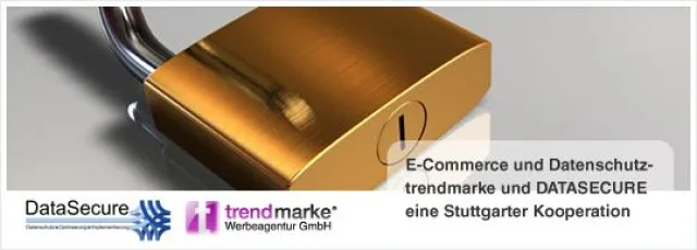 E-Commerce und Datenschutz - trendmarke und DATASECURE, eine Stuttgarter Kooperation. Bild: E-Commerce und Datenschutz - trendmarke und DATASECURE, eine Stuttgarter Kooperation.