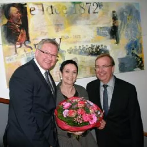 Bild: 40. Dienstjubiläum bei der PSD Bank Westfalen-Lippe eG