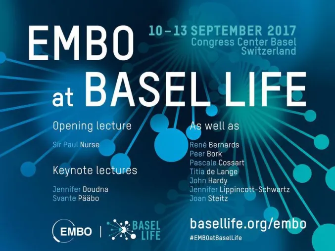 Bild: EMBO at Basel Life, a new conference on current and emerging life science research