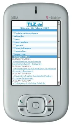 Bild: Thüringer Zeitungen jetzt auch auf dem Handy
