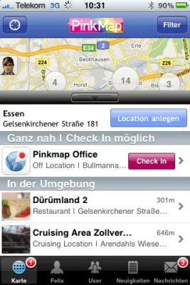 Check In á la Foursquare erobert die Gay Szene Bild: Check In á la Foursquare erobert die Gay Szene