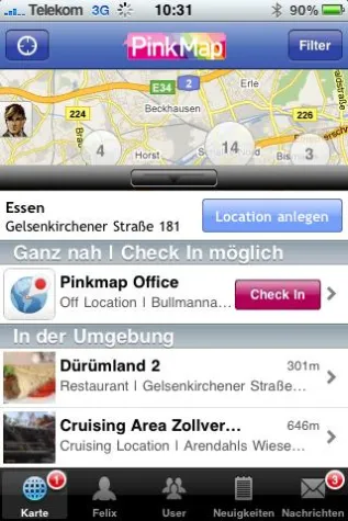 Bild: Check In á la Foursquare erobert die Gay Szene