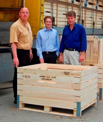 Bild: Erntevorbereitungen im Alten Land laufen bereits