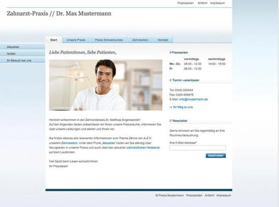 Aus verschiedenen Designlinien kann der Zahnarzt sein bevorzugtes Design wählen.
