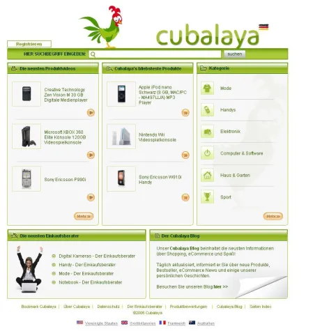 Cubalaya – das etwas andere Einkaufsvergnügen im Internet Bild: Cubalaya – das etwas andere Einkaufsvergnügen im Internet