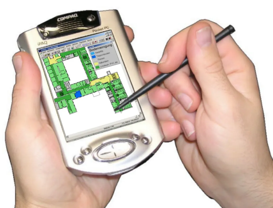 Reinigungsplan auf Pocket PC