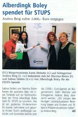 Bild: WWM sponsert Rollup für Spendenaktion