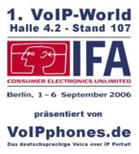 VoIP-Sonderschau von VoIPphones.de und Messe Berlin Bild: VoIP-Sonderschau von VoIPphones.de und Messe Berlin