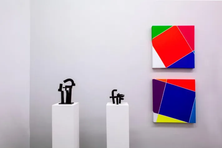 Bild: Die vielen Gesichter der Geometrie - Gruppenausstellung in der Galerie 100 Kubik in Köln