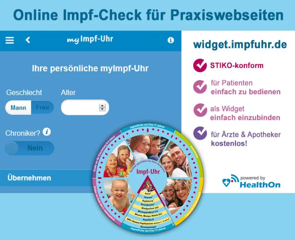 Online-Impfcheck auf Webseiten von Ärzten und Apotheken