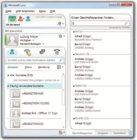 Bild: Neue Features für CAESAR 2012