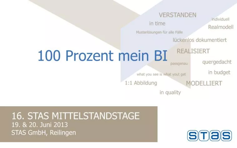Bild: BI meets BWL: 16. STAS Mittelstandstage
