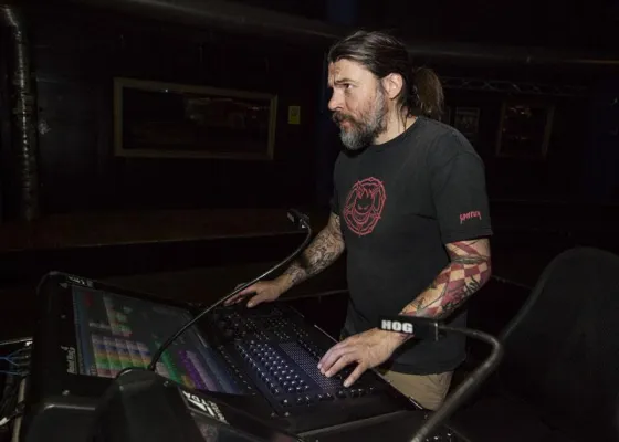 Bild: Martin Müller setzt King Diamond mit Hog 4 in Szene