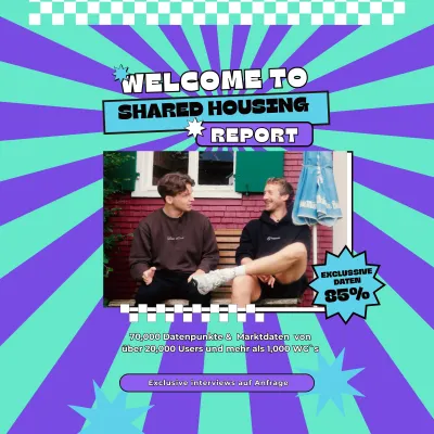 Bild: Neue Studie enthüllt Trends im WG-Markt: heyroom wertet 800.000 Datenpunkte aus