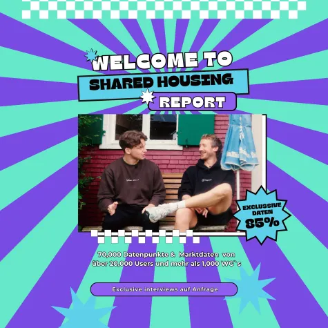 Bild: Neue Studie enthüllt Trends im WG-Markt: heyroom wertet 800.000 Datenpunkte aus