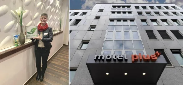 GreenSign Auszeichnungen für die Berliner Motel Plus Hotels Bild: GreenSign Auszeichnungen für die Berliner Motel Plus Hotels