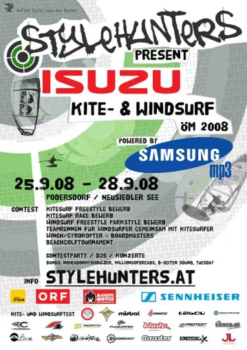 Isuzu Kite- und Windsurf ÖM powered by Samsung MP3 Bild: Isuzu Kite- und Windsurf ÖM powered by Samsung MP3
