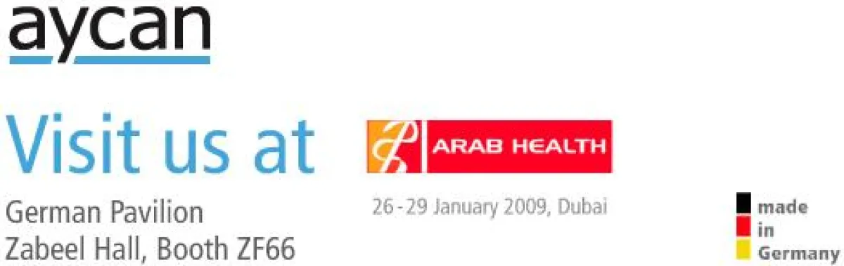 Besuchen Sie aycan auf der Arab Health 2009