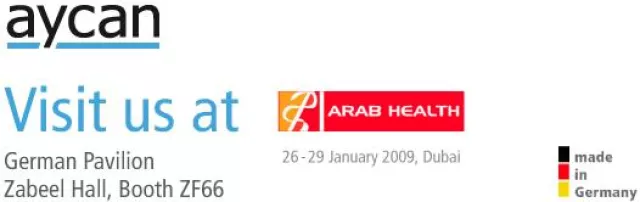 Bild: aycan Digitalsysteme zum dritten Mal auf der Arab Health