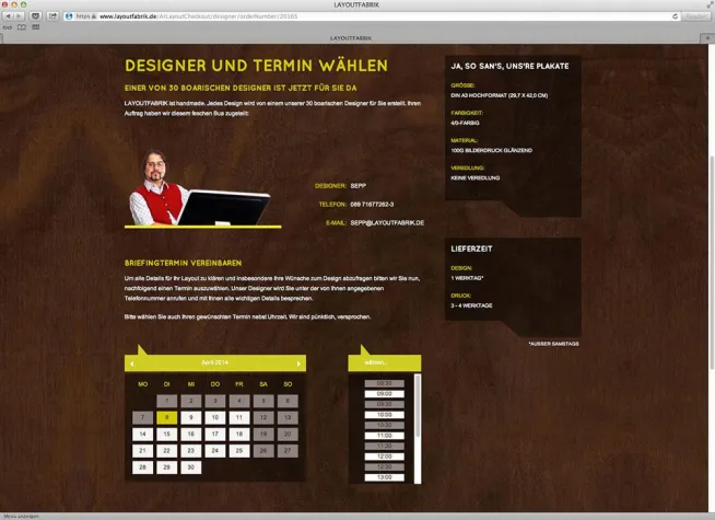 Bild: Kostenfreie Layouts von echten Designern über das Internet – die Werbeszene wird aufgewirbelt