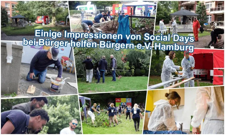 Social Days powered by Bürger helfen Bürgern e.V. Hamburg Bild: Social Days powered by Bürger helfen Bürgern e.V. Hamburg